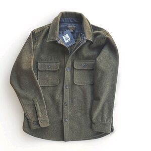 NWT Filson CPO Wool Jacket  Shirt XL Forest Green
